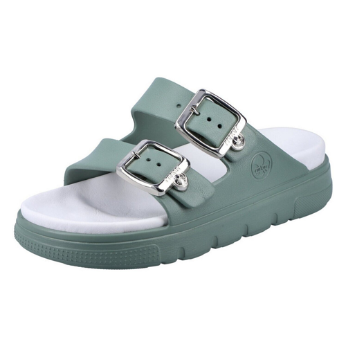 Bild von Rieker Mules (P2180) green – Elegante Freiheit für Ihre Füße