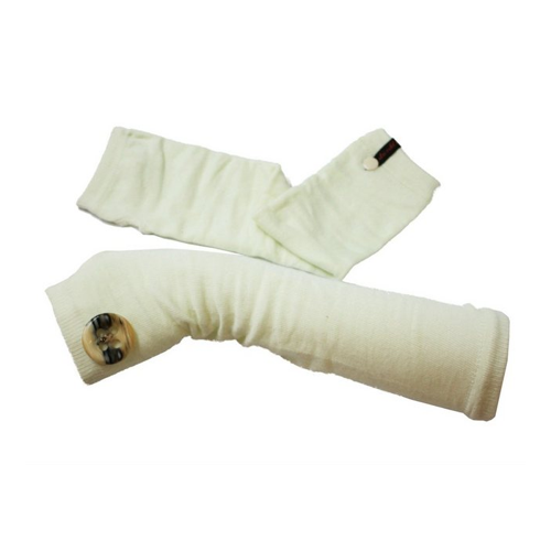 Bild von Dunkle Design Armstulpen Fingerlose Armstulpen mit Daumenloch und Knopf im Test