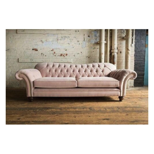 Bild von JVmoebel 3-Sitzer Design Sofa – Elegantes Chesterfield Sofa in Rosa