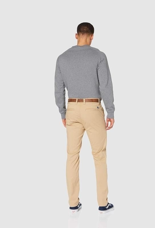 Bild von Stoffhosen Slim Chino with belt, Honey Camel beige 34/32