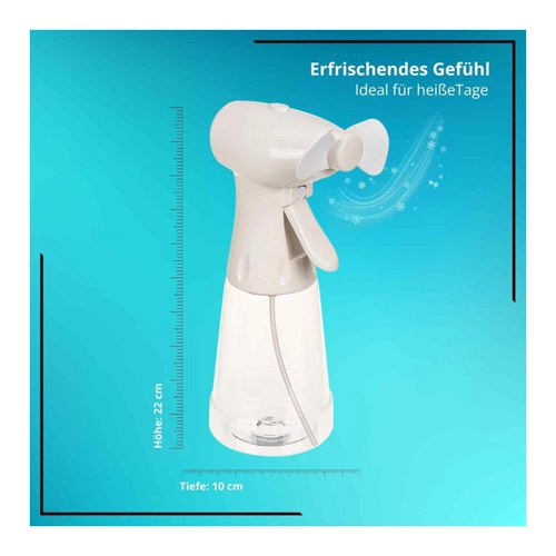 Bild von Ventilator mit Sprühflasche von Close Up – Ideal für heiße Sommertage