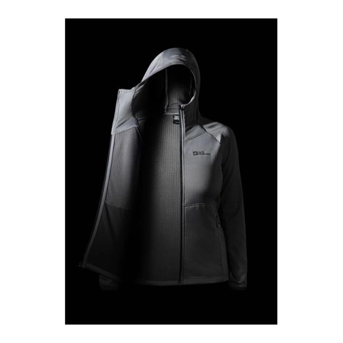 Bild von Jack Wolfskin Kolbenberg Hooded FZ Men Fleecejacke Herren L phantom phantom