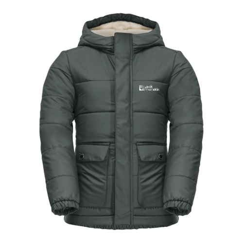 Bild von Jack Wolfskin Snow FOX Jacket Kids Winterjacke Kinder 116 grau slate green