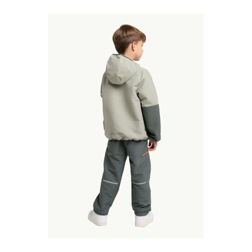 Bild von Jack Wolfskin Turbulence Hooded Jacket Kids Softshelljacke Kinder 116 grau slate green