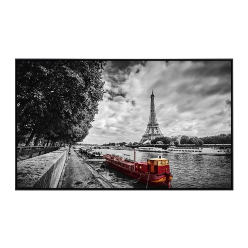 Bild von papermoon Infrarotheizung »EcoHeat - Eiffelturm Seine«, Matt-Effekt - bunt