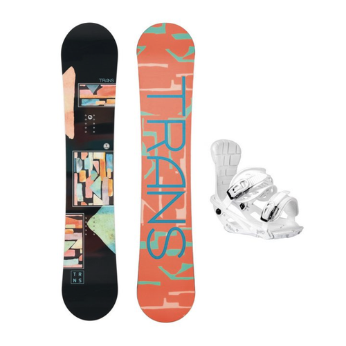 Bild von F2 Snowboard Trans Damen Snowboard Set FE 152 cm Schwarz + Pipe M Bindung