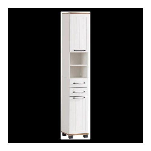Bild von Lomadox Badezimmer Hochschrank JAUSA-80 im Landhaus-Stil