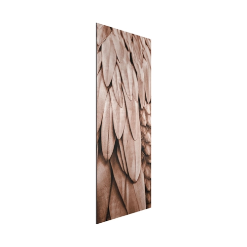 Bild von Alu-Dibond Bild Federn in Rosegold - Ein Dekorationshighlight für Ihr Zuhause
