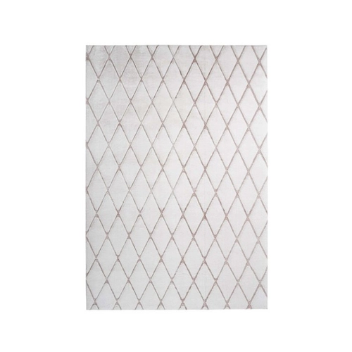 Bild von Qiyano Teppich Kurzflor Hinewai Rosa 80 x 150 cm - Weich, Wohnzimmer