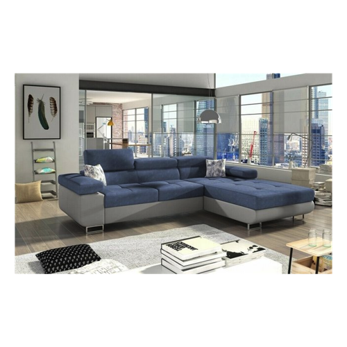 Bild von JVmoebel Ecksofa Moderne Graue Wohnlandschaft L-Form