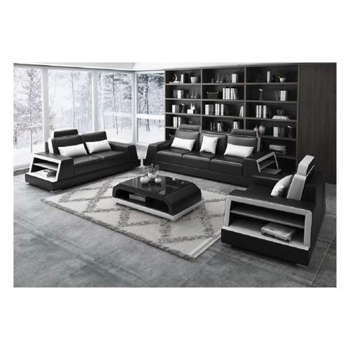 Bild von Elegantes 3-Sitzer Sofa von JVmoebel – Polsterkomfort aus Leder