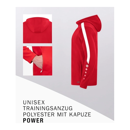 Bild von JAKO Herren Trainingsanzug Polyester Power mit Kapuze