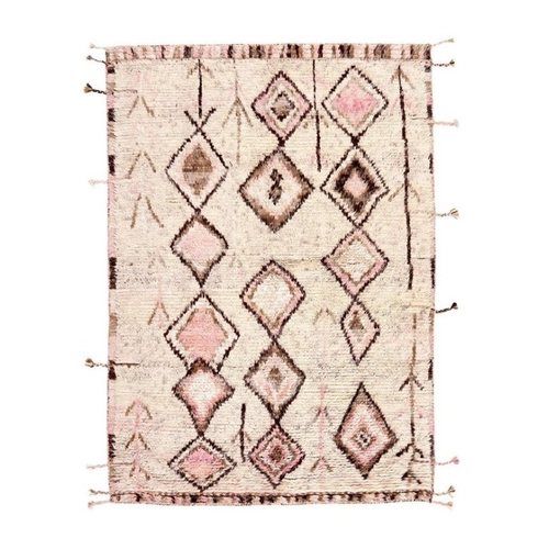 Bild von Nain Trading Designteppich Berber Maroccan Atlas 169x241 Handgeknüpfter Moderner Orientteppich