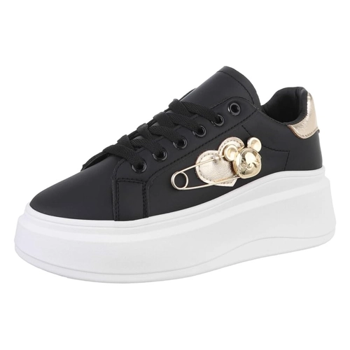 Bild von Ital Design Damenschuhe Freizeitschuhe Sneakers Low - Stilvoll und Bequem