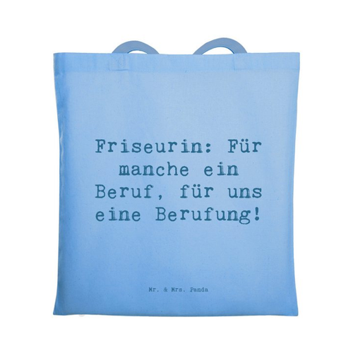 Bild von Mr. & Mrs. Panda Tragetasche Friseurin - Sky Blue