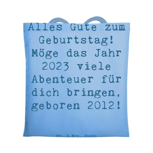 Bild von Mr. & Mrs. Panda Tragetasche - Geburtstagsbeutel 2012