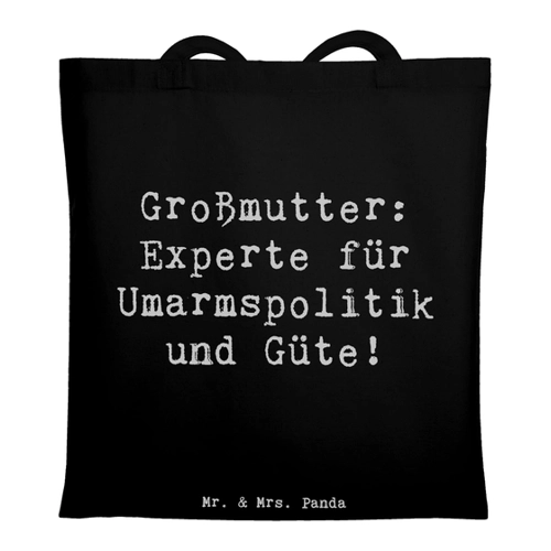 Bild von Mr. & Mrs. Panda Tragetasche Spruch Großmutter Liebe - Braun Pastell
