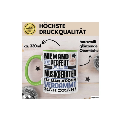 Bild von Trendation Tasse Musikberater Geschenk