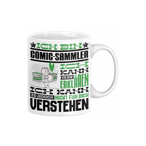Bild von Trendation Tasse Comic-Sammler Geschenk