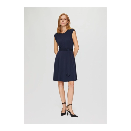 Bild von s.Oliver Damen 2150299 Kleid kurz, 59A0 Blau, 44
