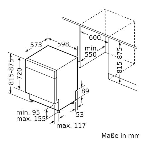 Bild von Siemens SN87YX01CE iQ700 Vollintegrierter Geschirrspüler