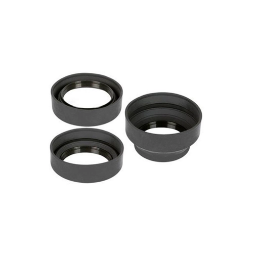 Bild von ayex 3 Stufen Sonnenblende 52mm - Faltbare Gummi Gegenlichtblende