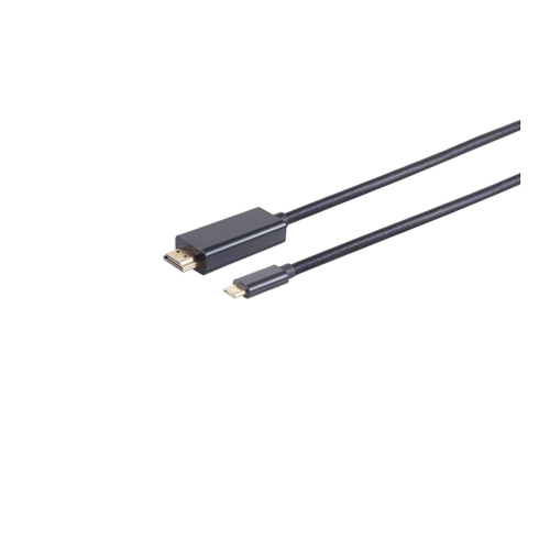 Bild von HDMI A auf USB-C 3.1 Kabel, 4K@60Hz, Vergoldete Kontakte 1,00m