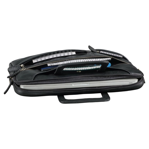 Bild von STILORD Laptoptasche "Farleigh" 15.6 Zoll - Elegante Ledertasche für Herren