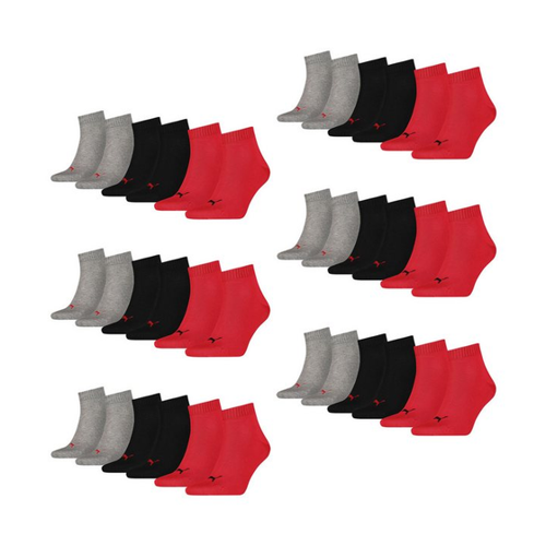 Bild von PUMA Freizeitsocken Quarter Socken (18-Paar) mit Cat-Logo und PUMA-Schriftzug