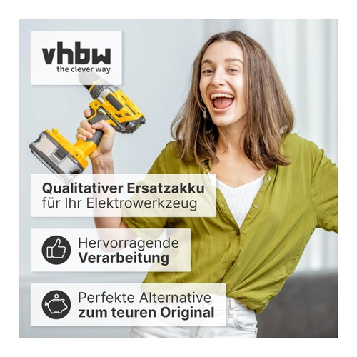 Bild von vhbw Akku für Güde Elektrowerkzeuge – Kompatibel und leistungsstark