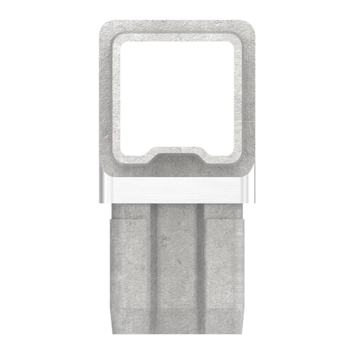 Bild von Verbindungsstück für Rohr 30x30x2mm, V4A
