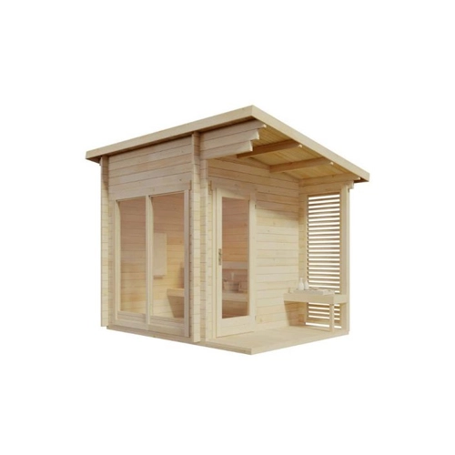 Bild von FinnTherm Gartensauna Außensauna Saunahaus Lizzy S