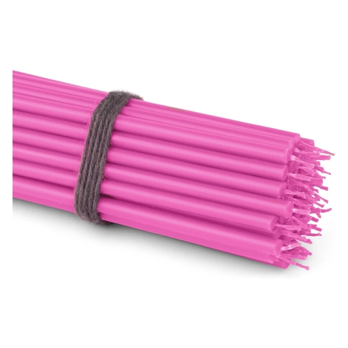 Bild von NKlaus Spitzkerze 250x Stabkerzen rosa - Rußfrei und Tropffrei