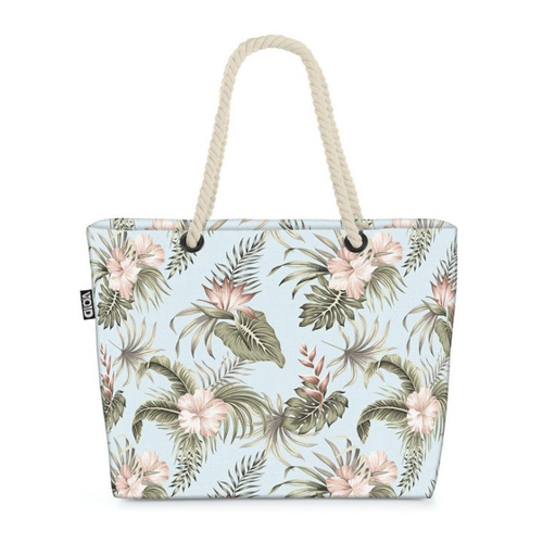 Bild von VOID Strandtasche - Lotus Hibiskus Design für den perfekten Strandtag