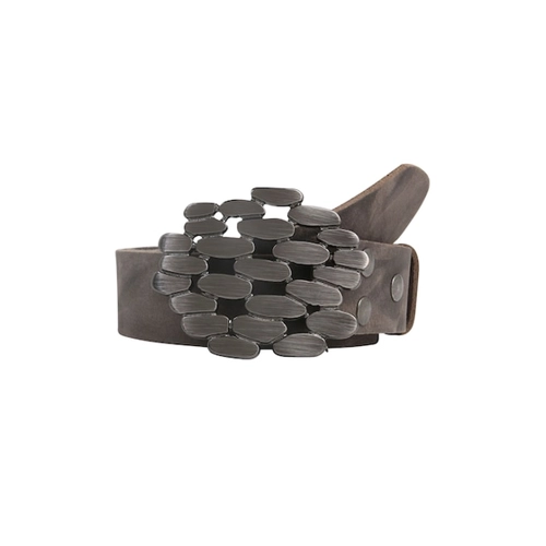 Bild von RETTUNGSRING by showroom 019° Ledergürtel, in rustikaler Optik mit geschwärzter Schließe