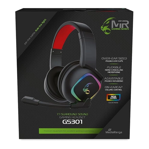 Bild von MEDIARANGE Gaming-Headset MRGS301, 7.1 Surroundsound