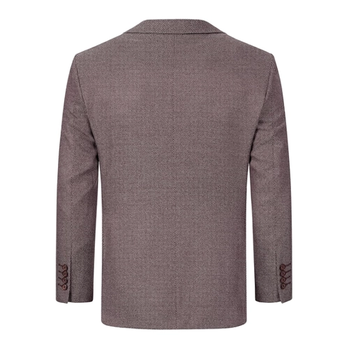 Bild von Indumentum Herren Sakko Blazer IJS-100 – Weinrot XL