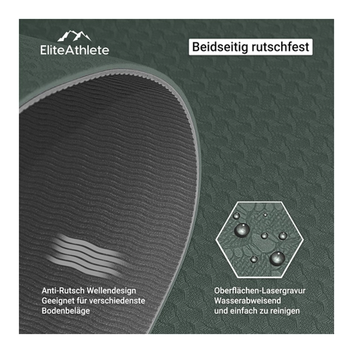 Bild von EliteAthlete Yogamatte – Perfekte Begleiterin für Yoga und Fitness