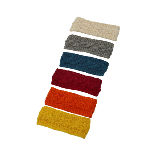 Bild von Handgestricktes Stirnband Gerda – Stil und Wärme vereint