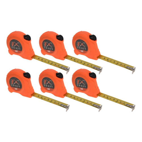 Bild von Koopman Rollbandmaß Orange - 6er Set