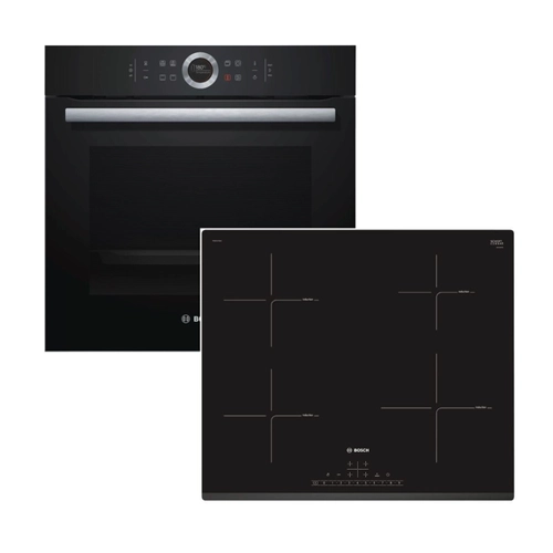 Bild von BOSCH Backofen-Set Schnellaufheizung mit Induktionskochfeld PowerBoost - autark, 60 cm