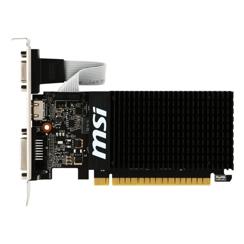 Bild von MSI GeForce GT 710 2GD3H LP 2GB DDR3 Grafikkarte - VGA/DVI/HDMI