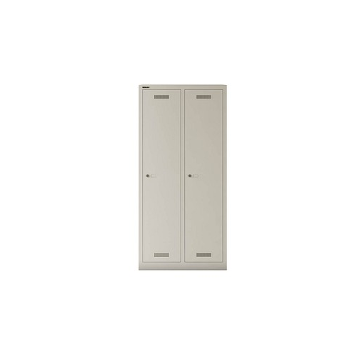 Bild von BISLEY Spind MonoBloc MLD08D1 lichtgrau – Optimale Sicherheit und praktischer Stauraum