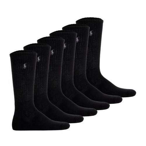Bild von Polo Ralph Lauren Kurzsocken Herren Tennissocken, 6er Pack - CREW-6-PACK