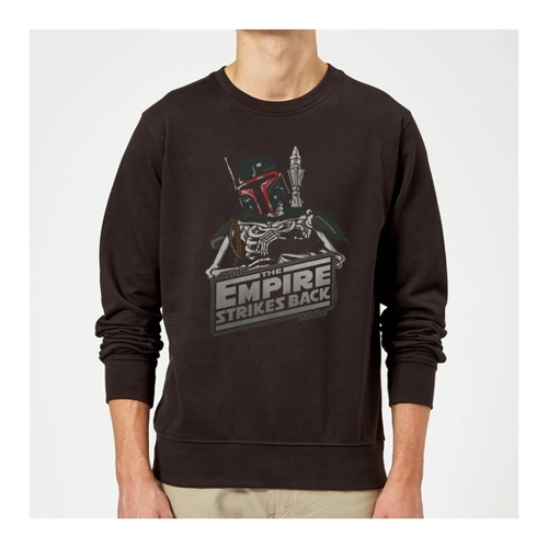 Bild von Star Wars Classic Boba Fett Skeleton Pullover - Schwarz - XXL