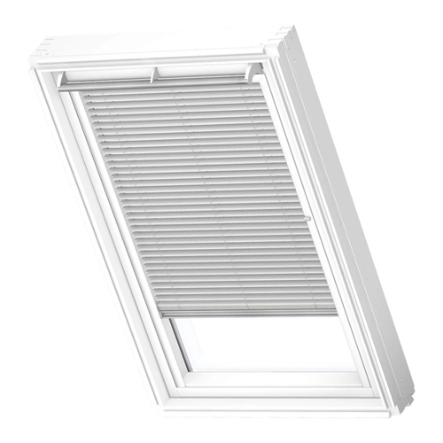 Bild von VELUX Jalousette manuell Uni Silber 7057, 94x140 cm (P08)