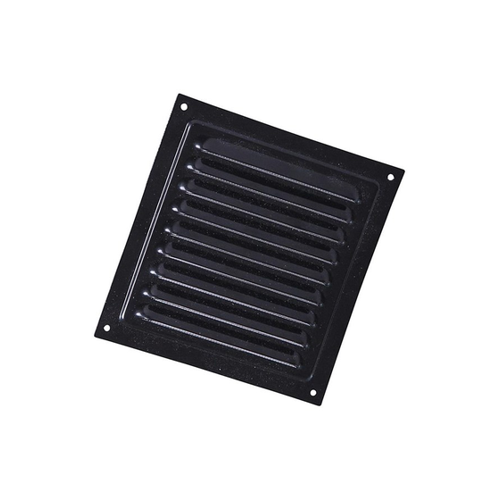 Bild von Duka Jalousie Grid 200x200 mm Schwarz Lackiertes Aluminium