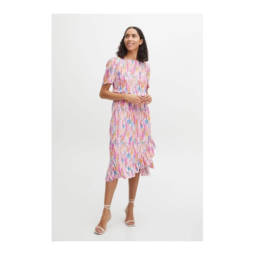 Bild von b.young BYMMJOELLA Long Frill SK - Damen Rock - Ibiza Blue Mix