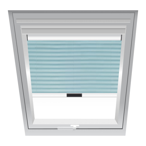 Bild von Roto Jalousette Silber 2-J27, 54x118 cm – Eleganter Sichtschutz für Dachfenster