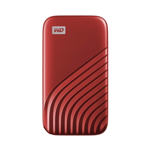 Bild von WD My Passport SSD 500GB Rot Externe Solid-State-Drive, USB 3.2 Gen 2x1